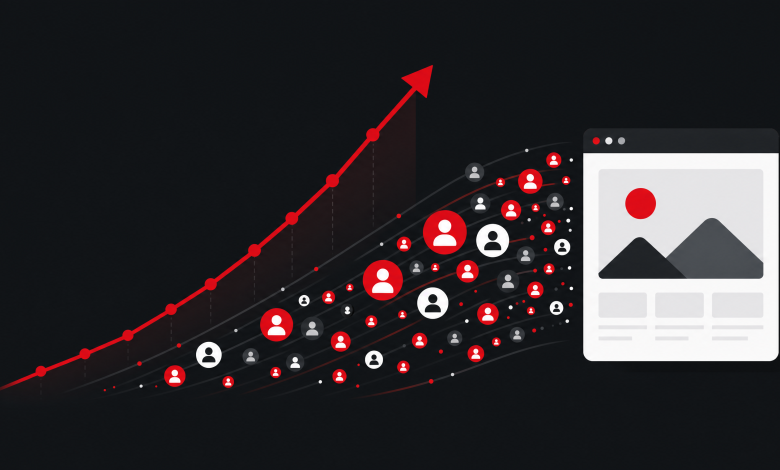 Web Sitesi Trafiği Nasıl Artırılır? 2026 Rehberi 1 Web sitesi trafiği grafiği görseli